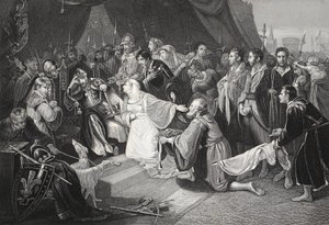 La resa di Calais, 4 agosto 1347, inciso da John Young